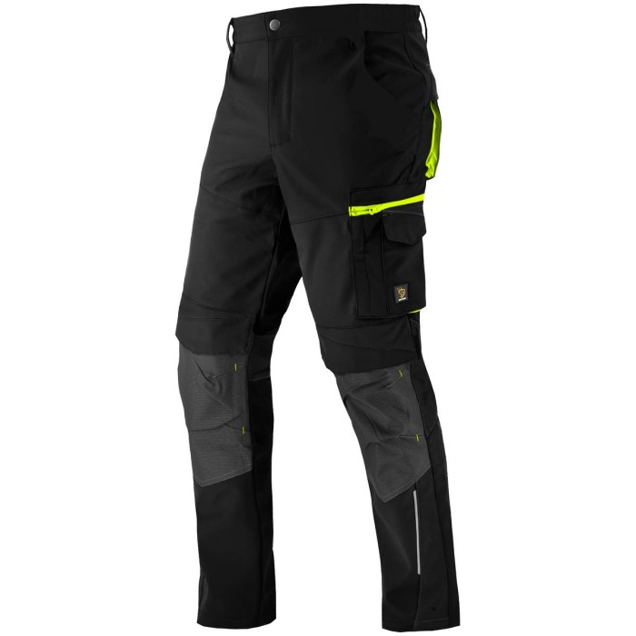 Spodnie do pasa SOFTSHELL POWERFLEX Black czarne