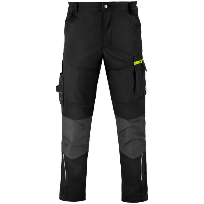 Spodnie do pasa SOFTSHELL POWERFLEX Black czarne