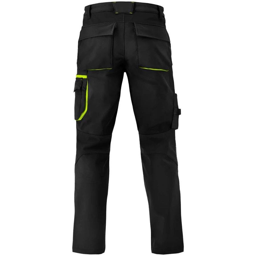 Spodnie do pasa SOFTSHELL POWERFLEX Black czarne