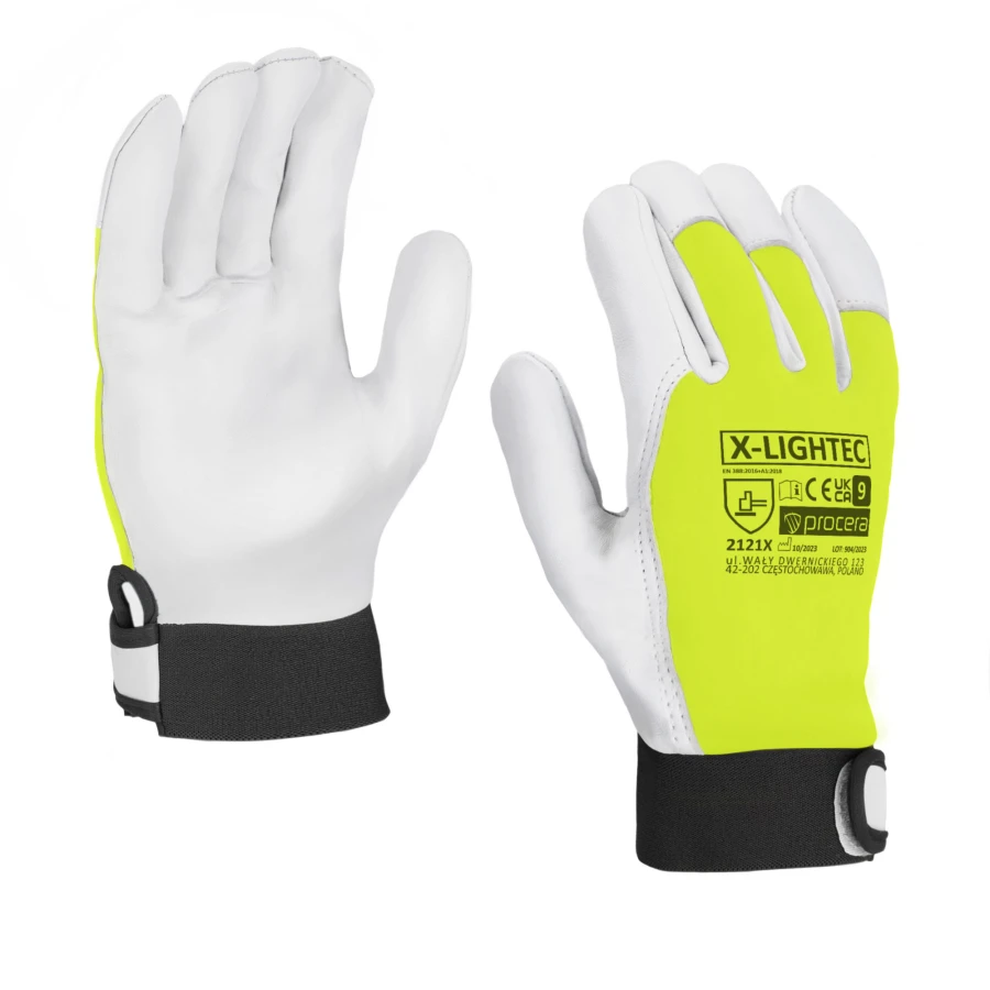 Rękawice wzmacniane kozią skórą  X-LIGHTEC
