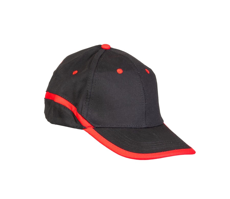 CZAPKA BASEBALL CZARNO-CZERWONA _______a CZARNO-CZERWONY (cc)