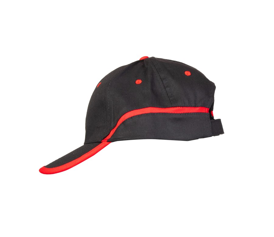 CZAPKA BASEBALL CZARNO-CZERWONA _______a CZARNO-CZERWONY (cc)