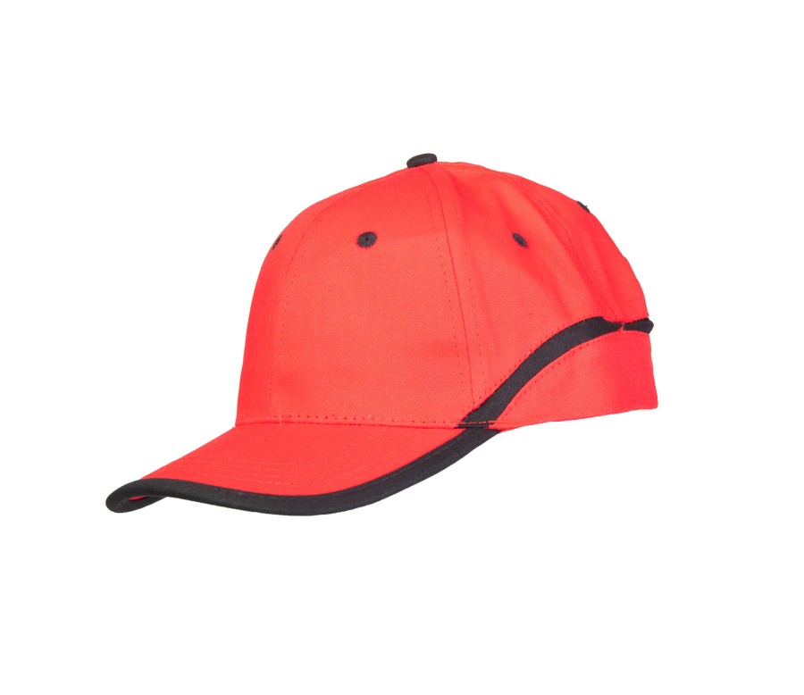 CZAPKA BASEBALL CZERWONO-CZARNA _______a CZERWONO-CZARNY(c1)