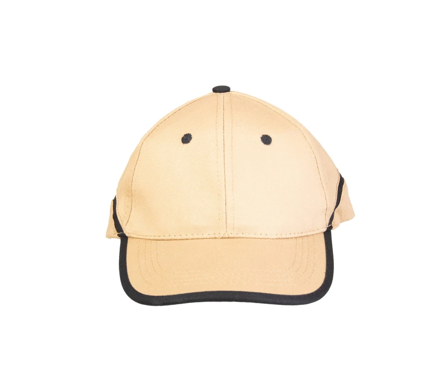 CZAPKA BASEBALL BEŻOWO-CZARNA _______a