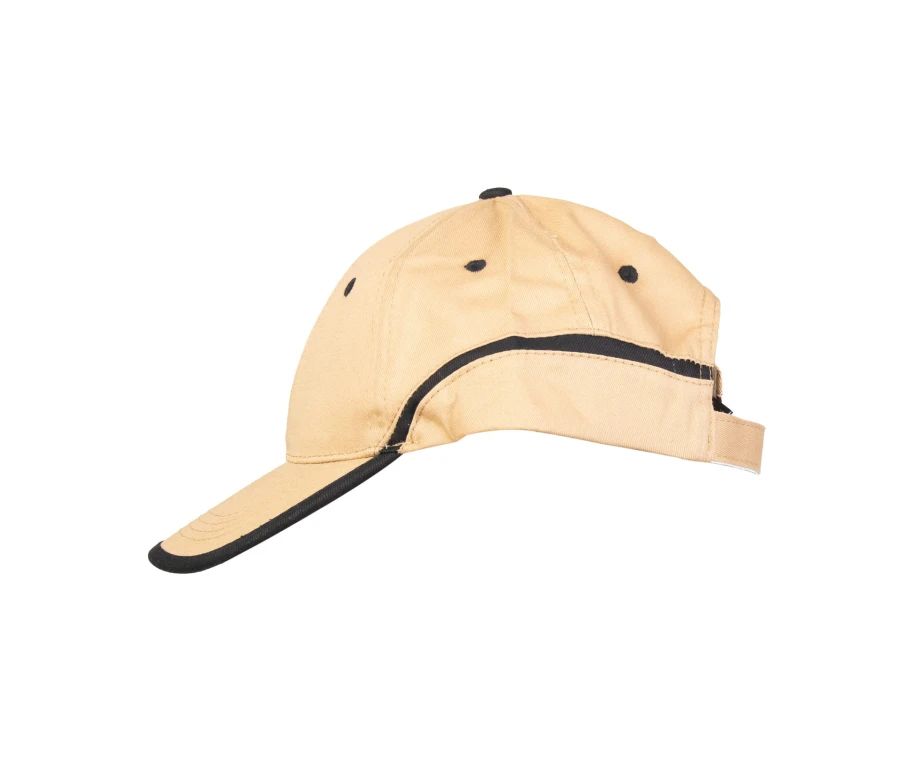 CZAPKA BASEBALL BEŻOWO-CZARNA _______a