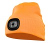 Czapka z dzianiny LED pomarańczowa
