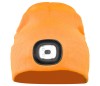 Czapka z dzianiny LED pomarańczowa