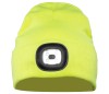 Czapka z dzianiny LED żółta