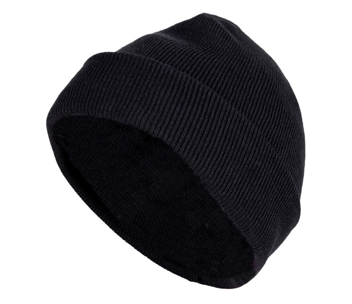 Czapka z dzianiny uniwersalna czarna