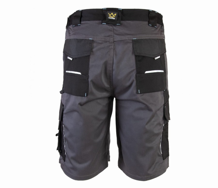 Krótkie spodenki SEVEN KINGS DRIVE stalowe