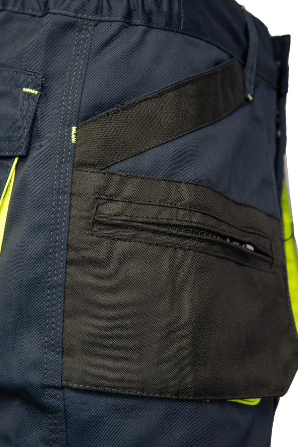 Brixton Practical krótkie spodenki granatowo-żółte