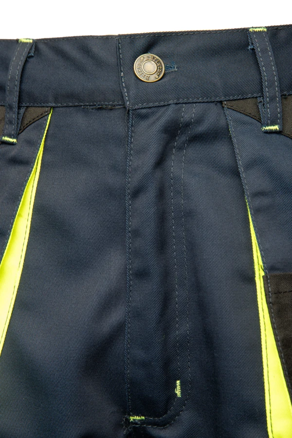Brixton Practical krótkie spodenki granatowo-żółte