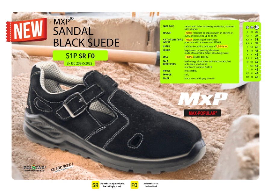 Sandały MXP S1P SR FO