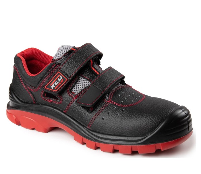 Sandał czerwony  Max Popular  S1 SRC