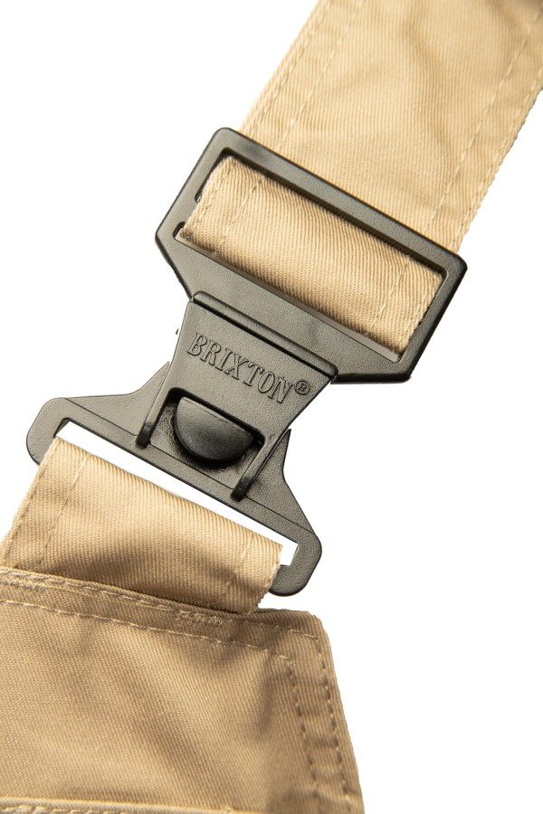 Spodnie ogrodniczki BRIXTON PRAXTICAL  beżowe