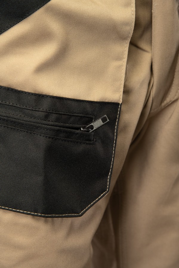 Spodnie ogrodniczki BRIXTON PRAXTICAL  beżowe