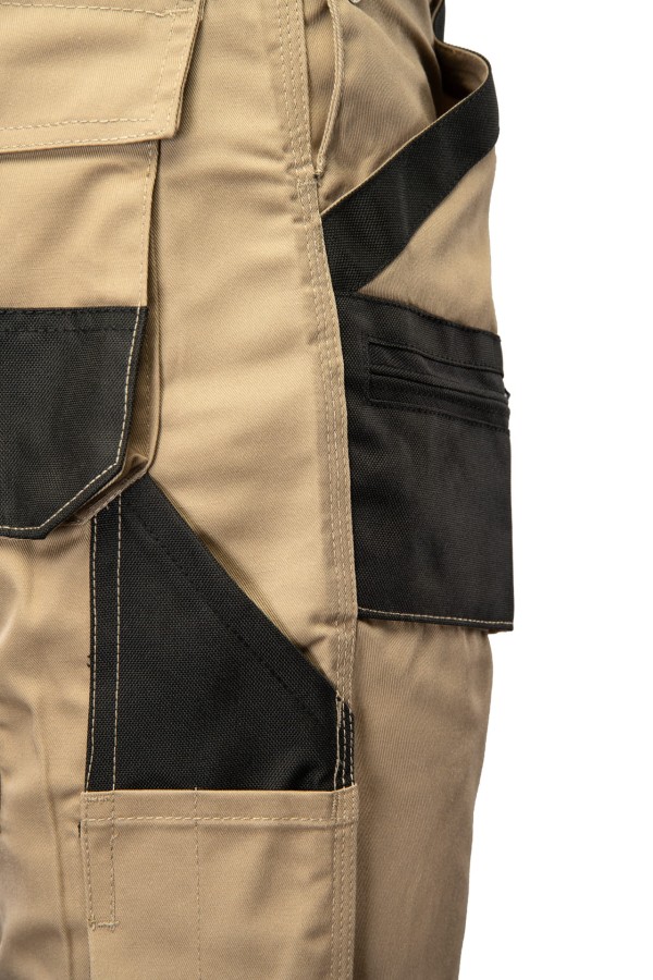 Spodnie ogrodniczki BRIXTON PRAXTICAL  beżowe