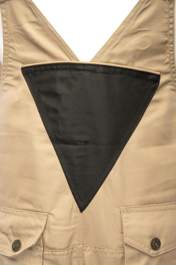 Spodnie ogrodniczki BRIXTON PRAXTICAL  beżowe