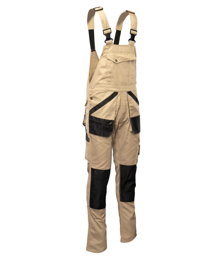 Spodnie ogrodniczki BRIXTON PRAXTICAL  beżowe