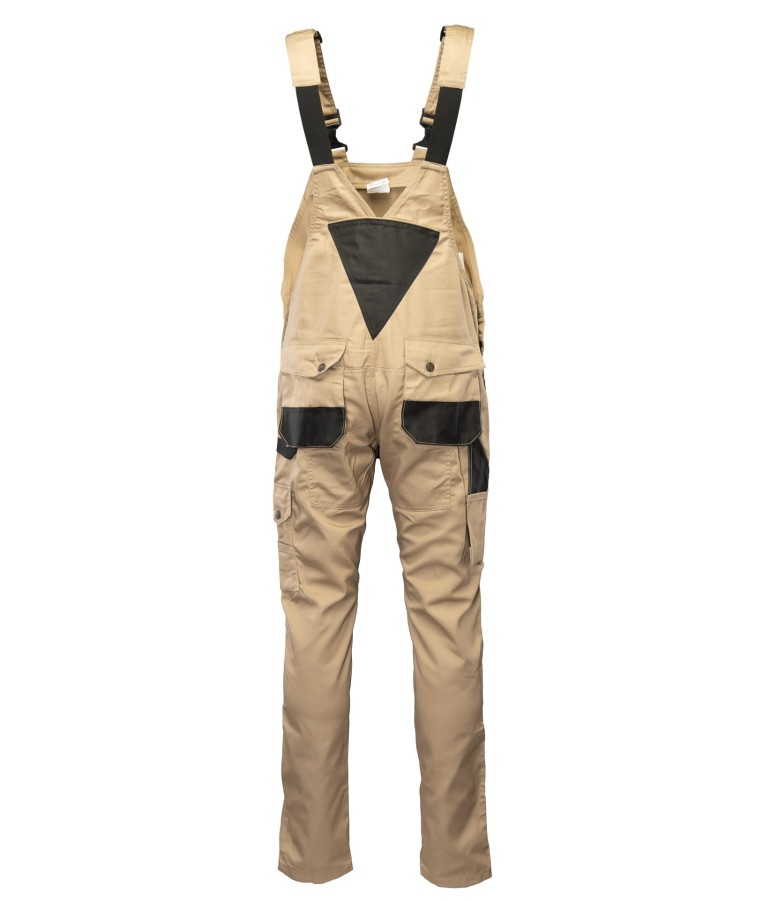 Spodnie ogrodniczki BRIXTON PRAXTICAL  beżowe