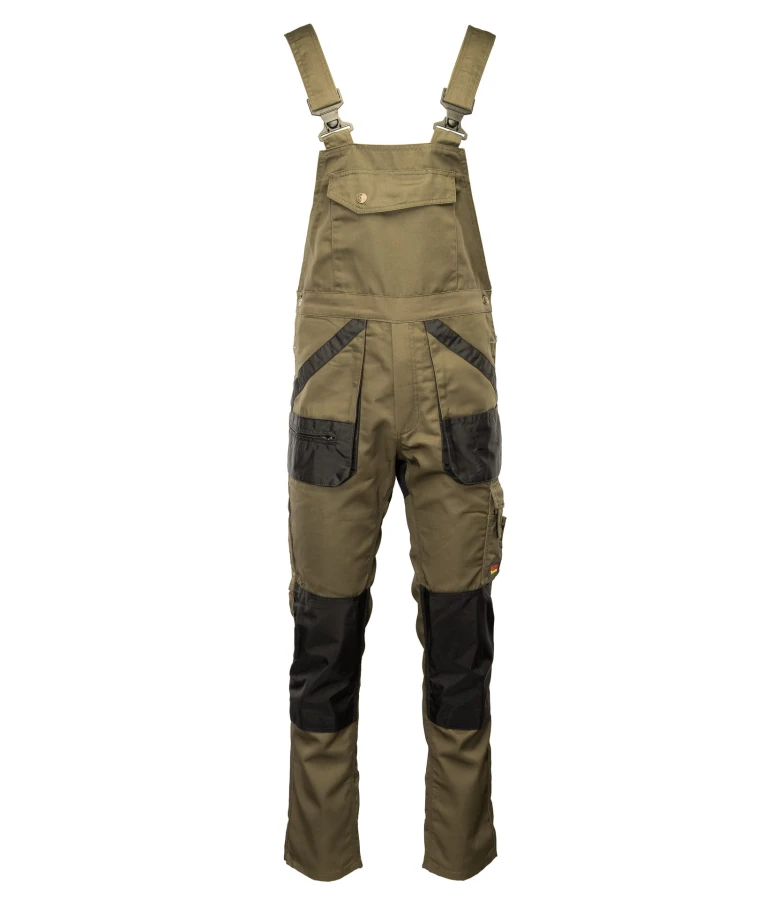 Spodnie ogrodniczki BRIXTON PRAXTICAL khaki