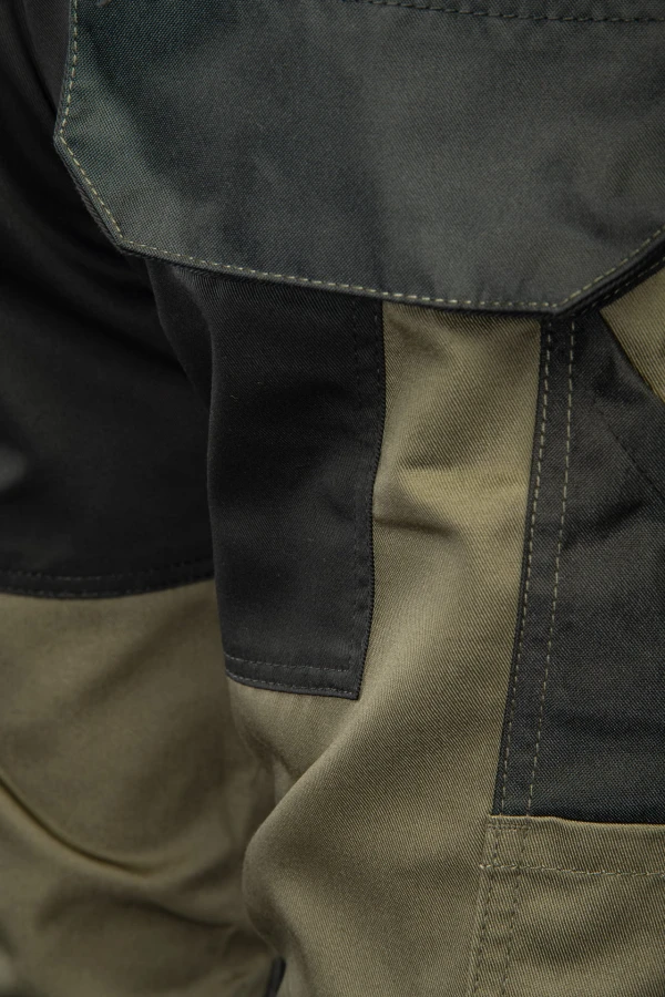 Spodnie ogrodniczki BRIXTON PRAXTICAL khaki