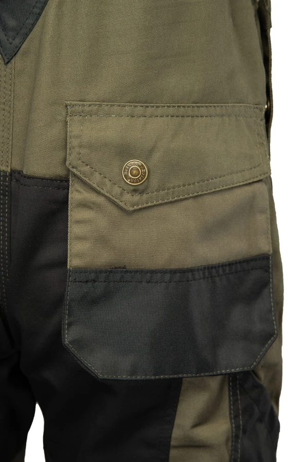 Spodnie ogrodniczki BRIXTON PRAXTICAL khaki