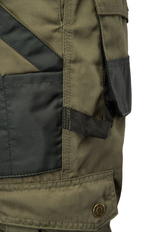 Spodnie ogrodniczki BRIXTON PRAXTICAL khaki