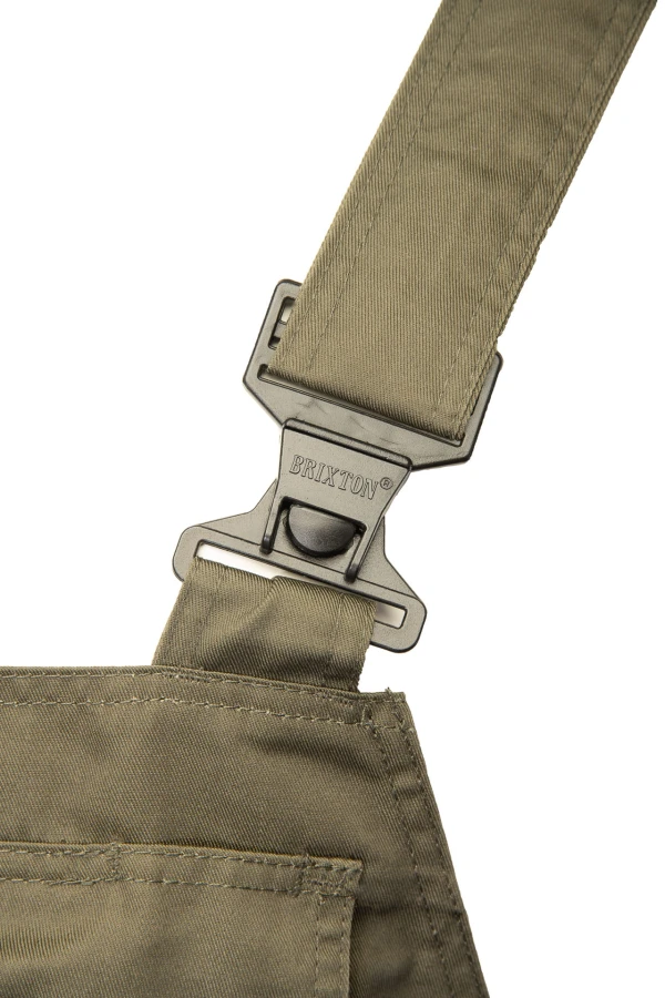 Spodnie ogrodniczki BRIXTON PRAXTICAL khaki