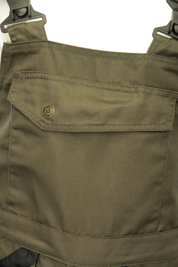 Spodnie ogrodniczki BRIXTON PRAXTICAL khaki