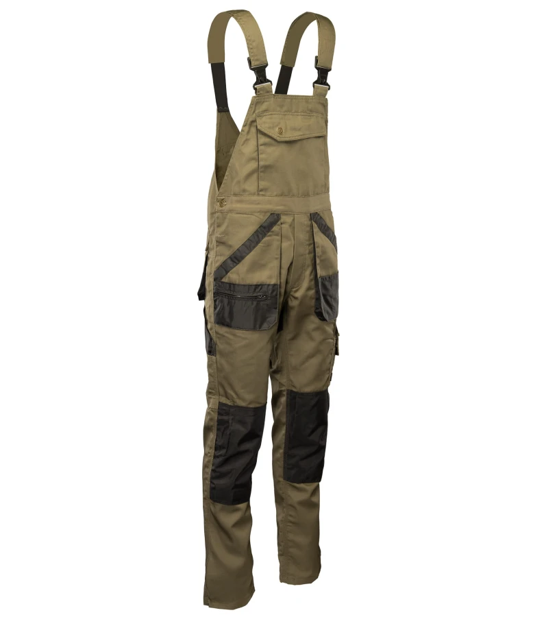 Spodnie ogrodniczki BRIXTON PRAXTICAL khaki