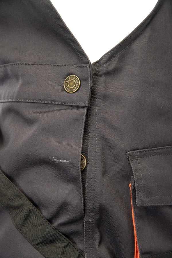 Spodnie ogrodniczki Brixton Practical stalowe