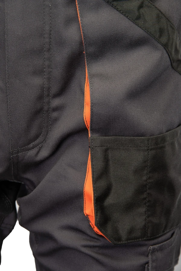 Spodnie ogrodniczki Brixton Practical stalowe