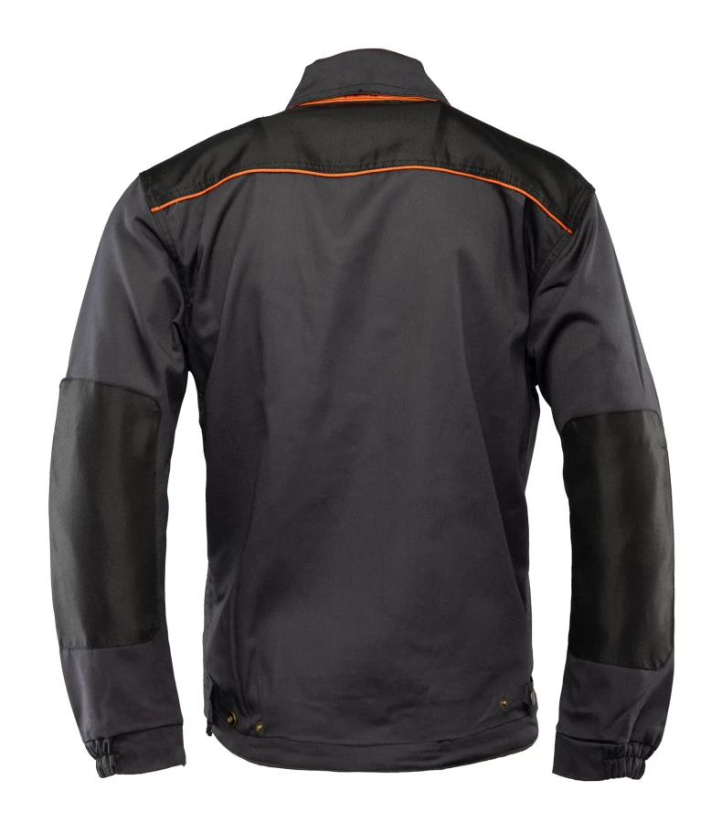 Bluza Brixton Practical grafitowo - pomarańczowa
