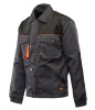 Bluza Brixton Practical grafitowo - pomarańczowa