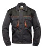 Bluza Brixton Practical grafitowo - pomarańczowa