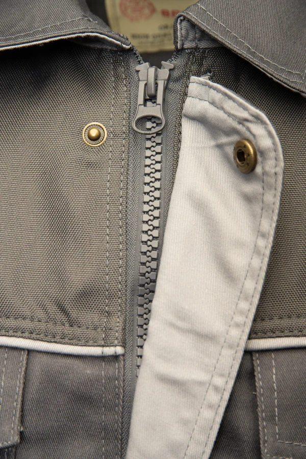 Bluza Brixton Practical grafitowo - pomarańczowa