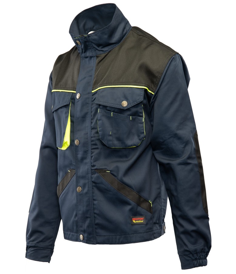 Bluza Brixton Practical granatowo-żółta