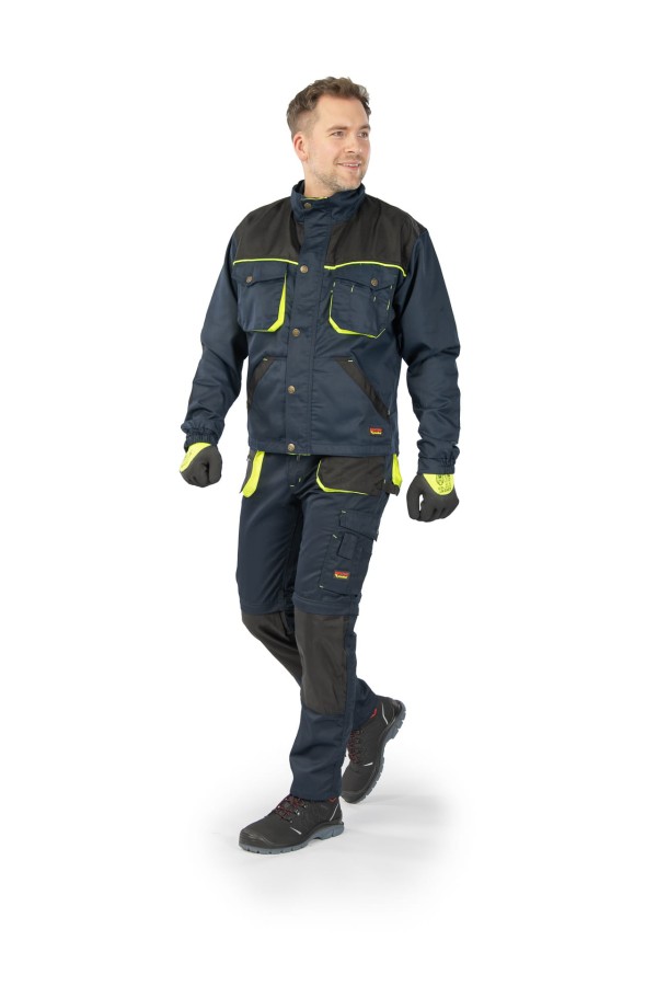 Bluza Brixton Practical granatowo-żółta