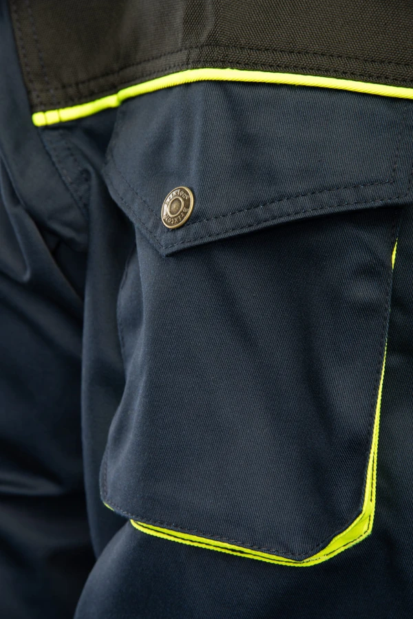 Bluza Brixton Practical granatowo-żółta