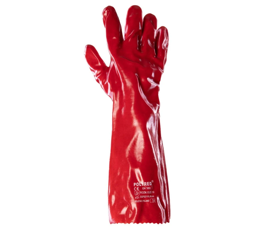 Rękawice Polyred długie 45 cm KAT. II