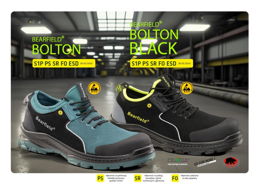 Półbuty  BOLTON S1PS SR FO ESD