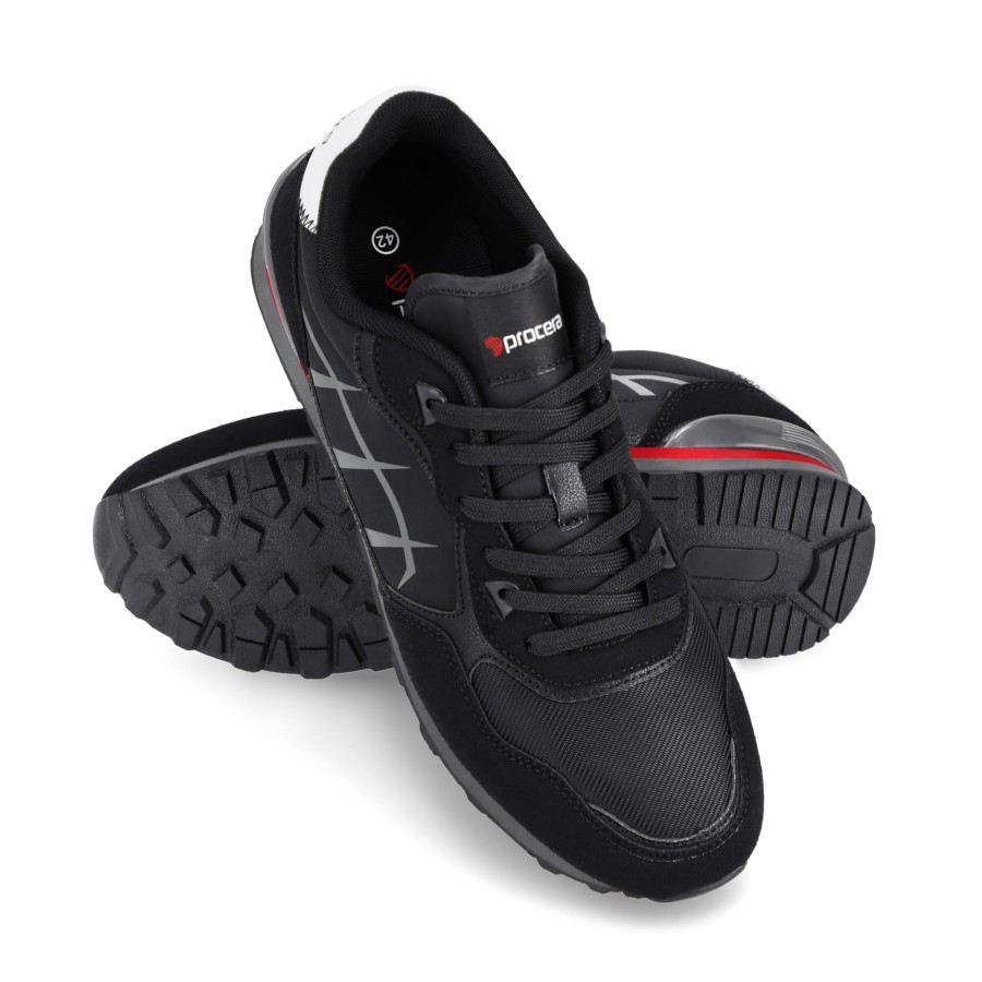 Półbuty  rekreacyjne RUNNER MARK BLACK