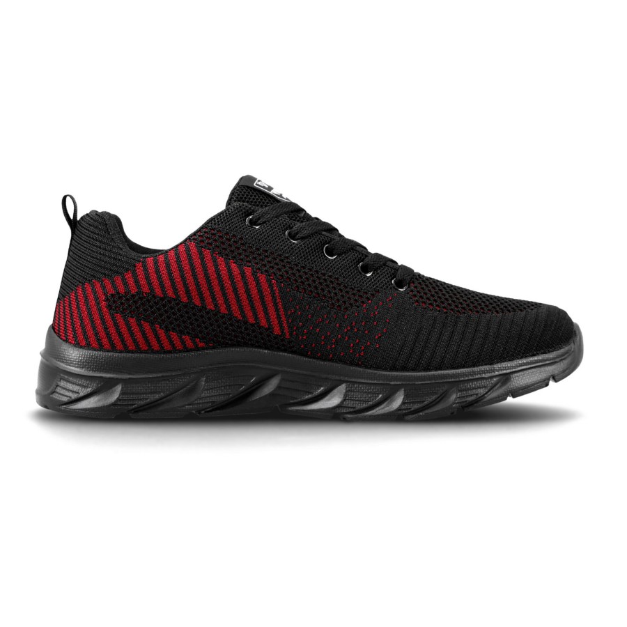 Półbuty rekreacyjne VERTIGO BLACK/RED