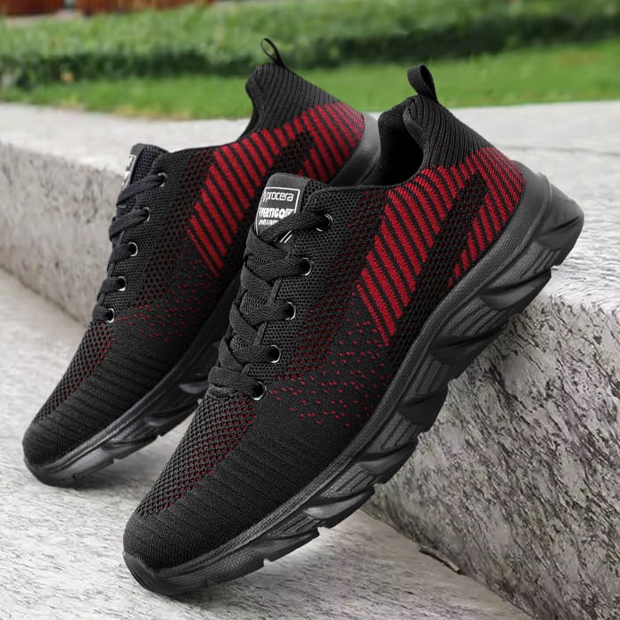 Półbuty rekreacyjne VERTIGO BLACK/RED