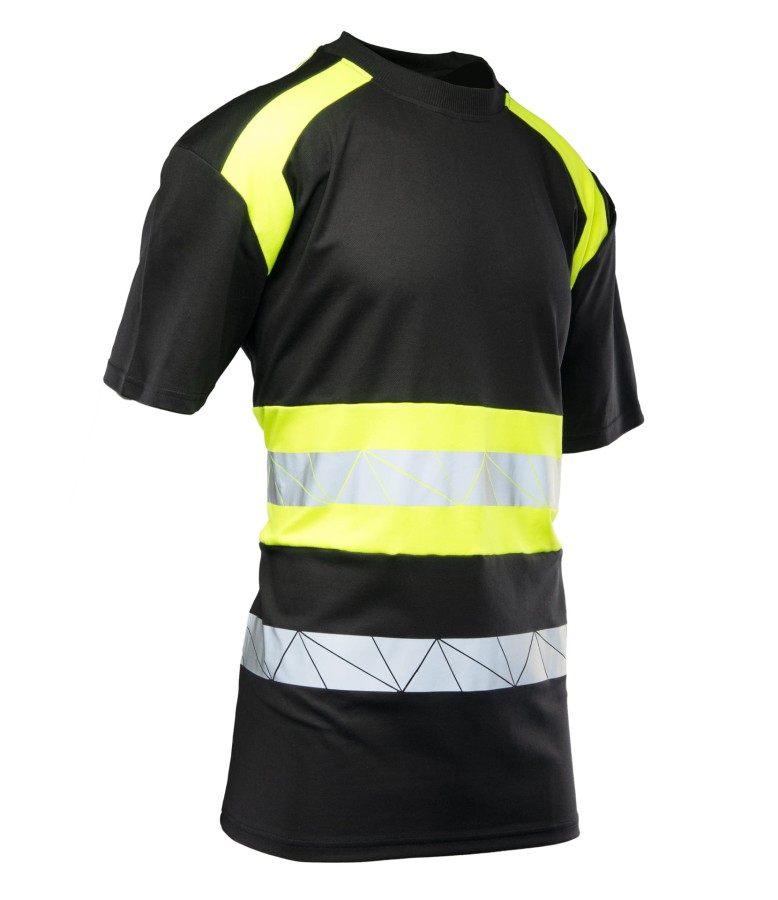 Koszulka ECO Rival czarno/żółta