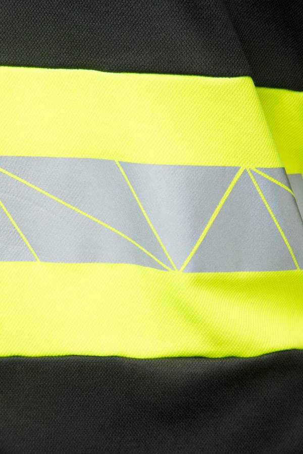 Koszulka ECO Rival czarno/żółta