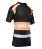 Koszulka ECO Rival czarno/pomarańczowa