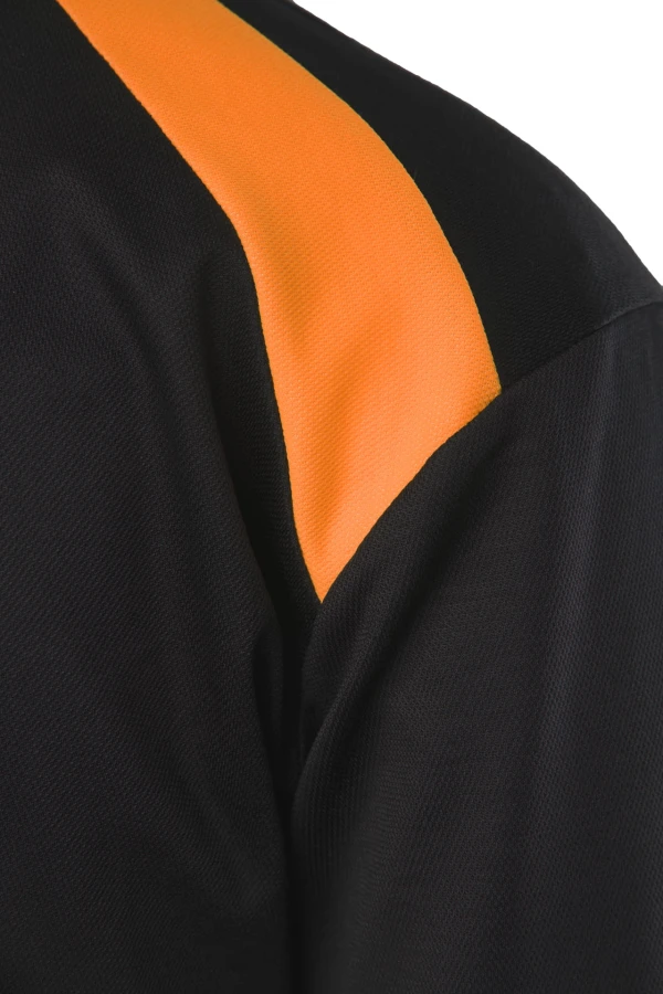 Koszulka ECO Rival czarno/pomarańczowa