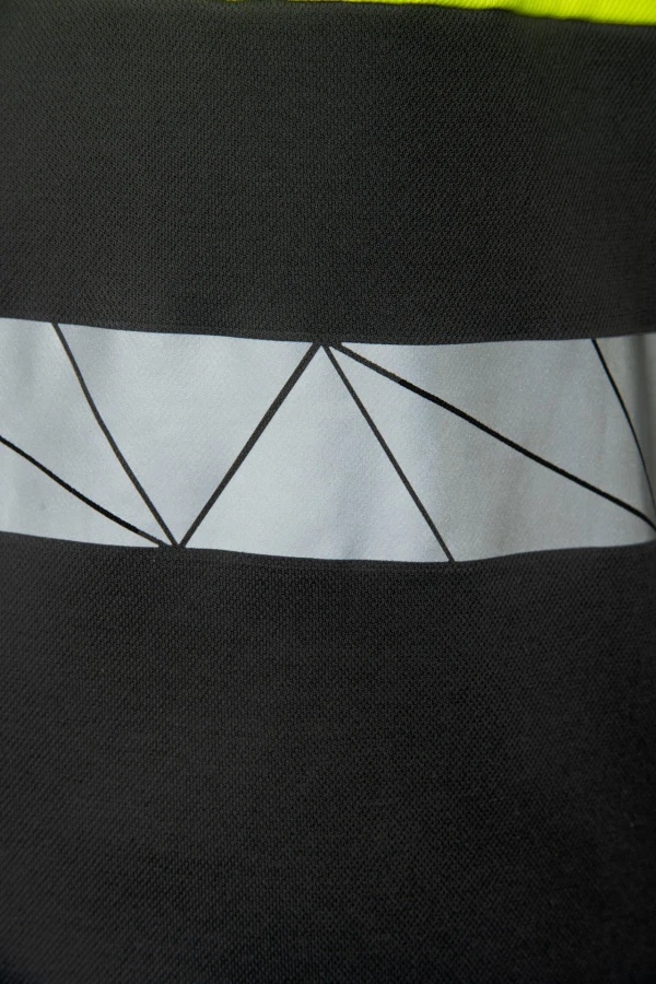 Koszulka polo ECO Rival czarno/żółta